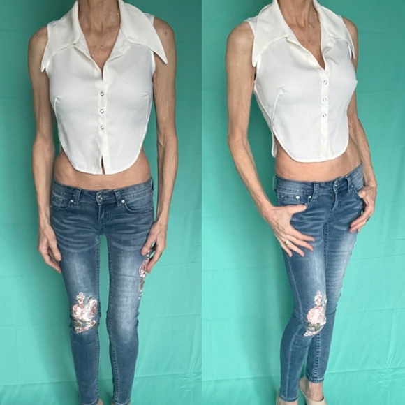 Mark Wonk Nark white crop top - Picture 3 of 16